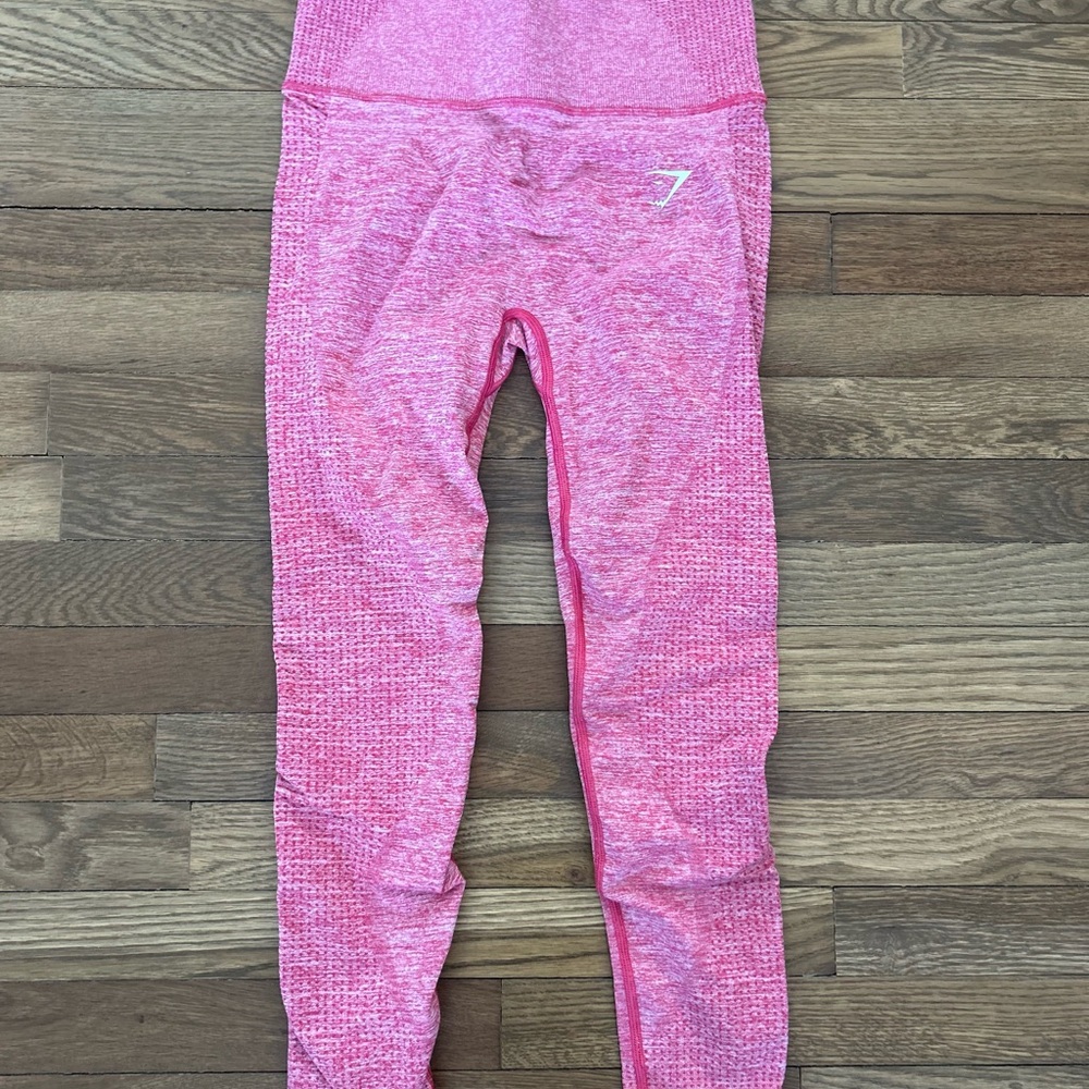 Gymshark Pink Textured Leggings